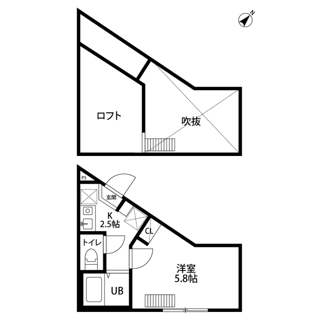 北海道：Kano c'est moi横浜Ⅱの賃貸物件画像