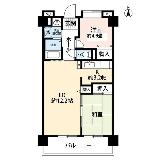 東京都：コーポレート船堀の賃貸物件画像