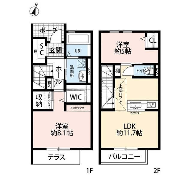東京都：デュラカーサ・セーヌ 竹丘の賃貸物件画像