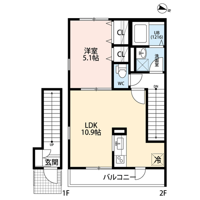 北海道：アムール千歳台Ⅰの賃貸物件画像