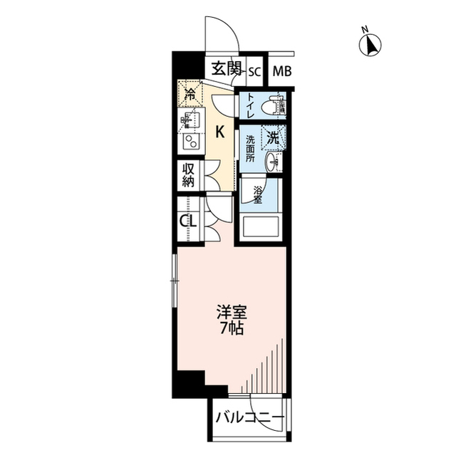 北海道：プレール・ドゥーク川崎大師Ⅱの賃貸物件画像