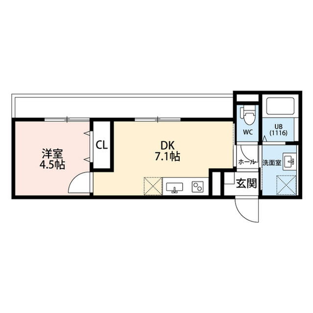 神奈川県：アムール 菊名の賃貸物件画像