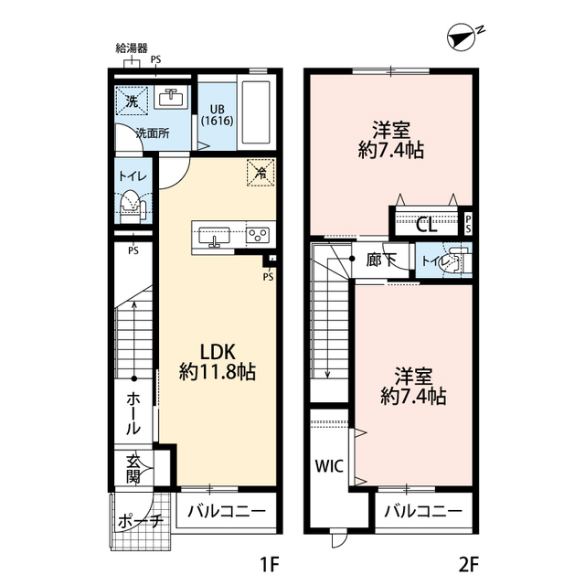 東京都：アムール　Clairの賃貸物件画像