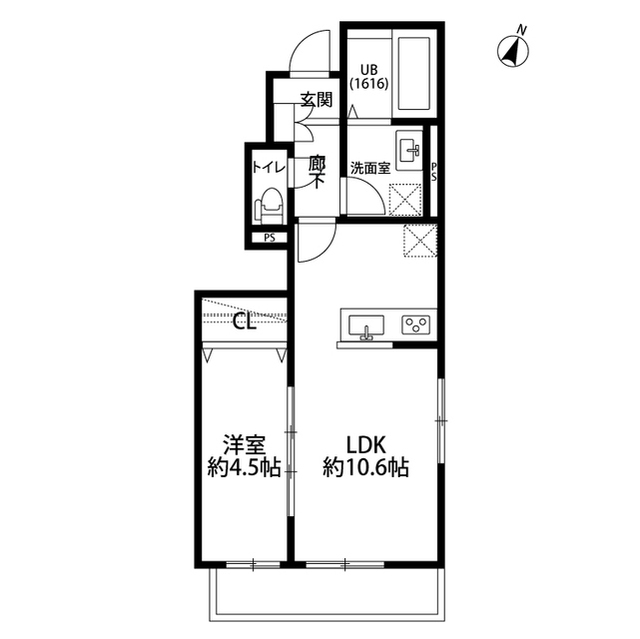 千葉県：アムール宮久保の賃貸物件画像