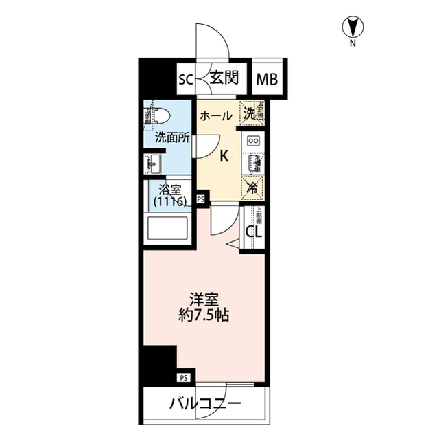 北海道：プレール・ドゥーク芝浦の賃貸物件画像