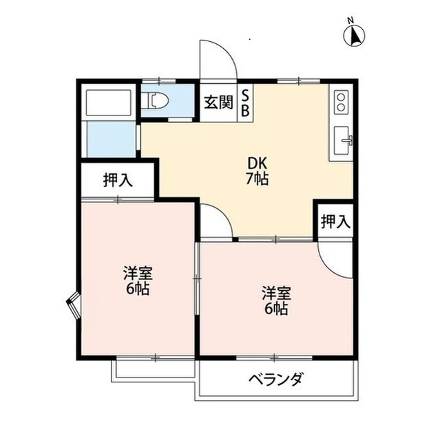 東京都：クレールハイムの賃貸物件画像