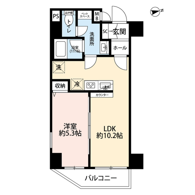 北海道：プレール・ドゥーク浅草Ⅳの賃貸物件画像
