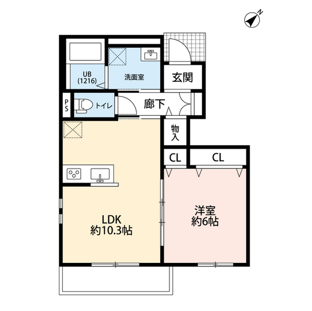 神奈川県：Clair Cameliaの賃貸物件画像