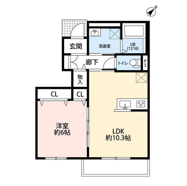 神奈川県：Clair Cameliaの賃貸物件画像