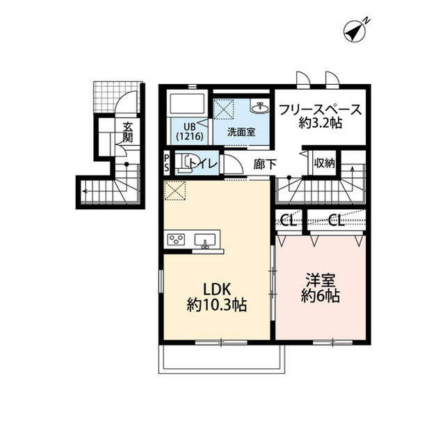 神奈川県：Clair Cameliaの賃貸物件画像