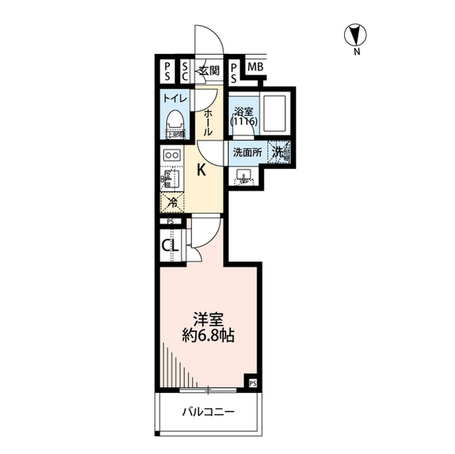 北海道：プレール・ドゥーク中野南台の賃貸物件画像
