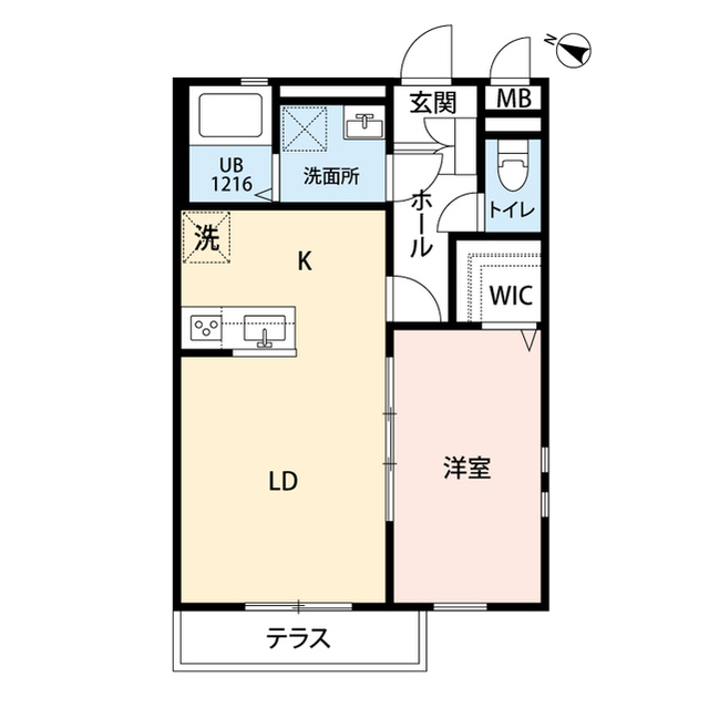 神奈川県：クレール虹の賃貸物件画像