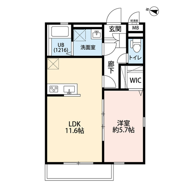 北海道：クレール CraneⅡの賃貸物件画像