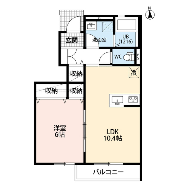 東京都：クレール前原の賃貸物件画像
