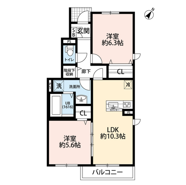 埼玉県：アムール 宮前の賃貸物件画像