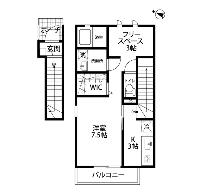 愛知県：クレール　鴻島の賃貸物件画像