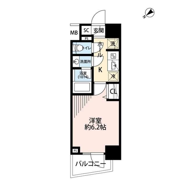 北海道：プレール・ドゥーク横濱浅間町の賃貸物件画像