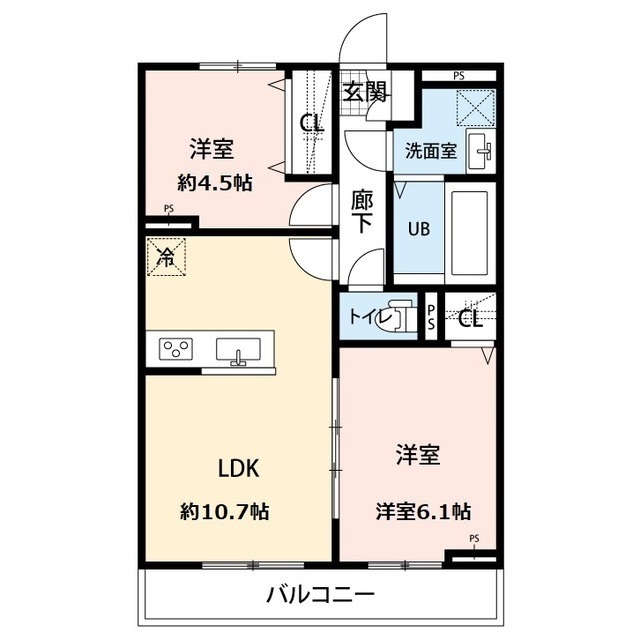 北海道：アムール　イソベの賃貸物件画像