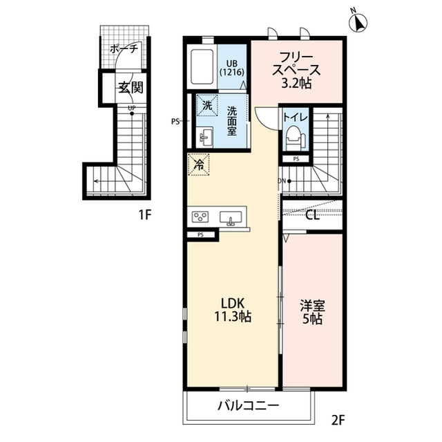愛知県：クレール　pearfieldⅢの賃貸物件画像