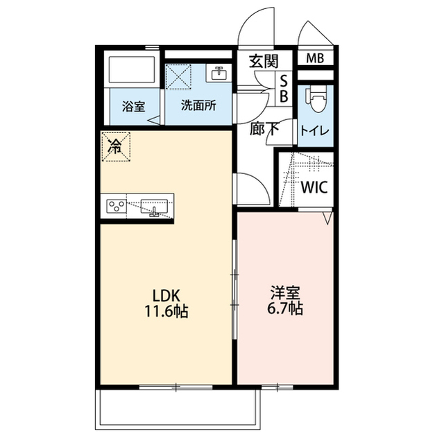 東京都：クレール　ラ　ウィステリアの賃貸物件画像