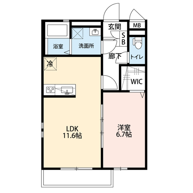 北海道：クレール　ラ　ウィステリアの賃貸物件画像