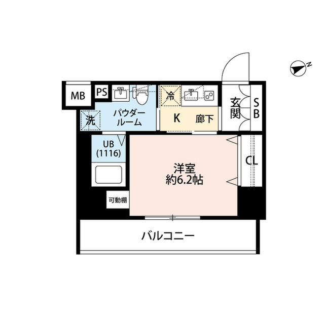 東京都：プレール・ドゥーク門前仲町Ⅲの賃貸物件画像