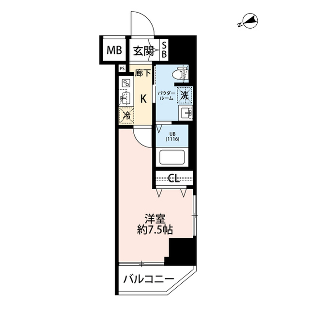 北海道：プレール・ドゥーク門前仲町Ⅲの賃貸物件画像