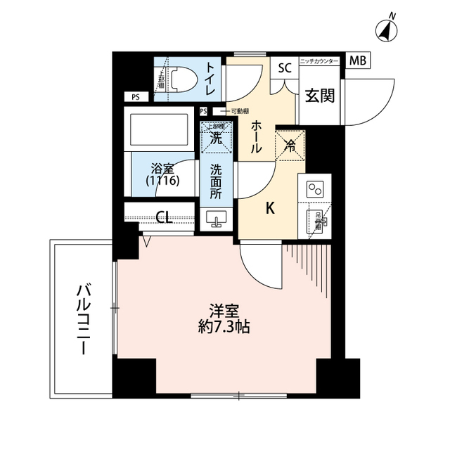 北海道：プレール・ドゥーク南六郷の賃貸物件画像