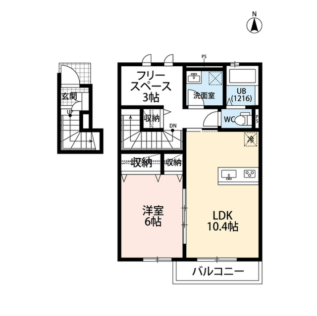 神奈川県：クレール鎌倉北の賃貸物件画像