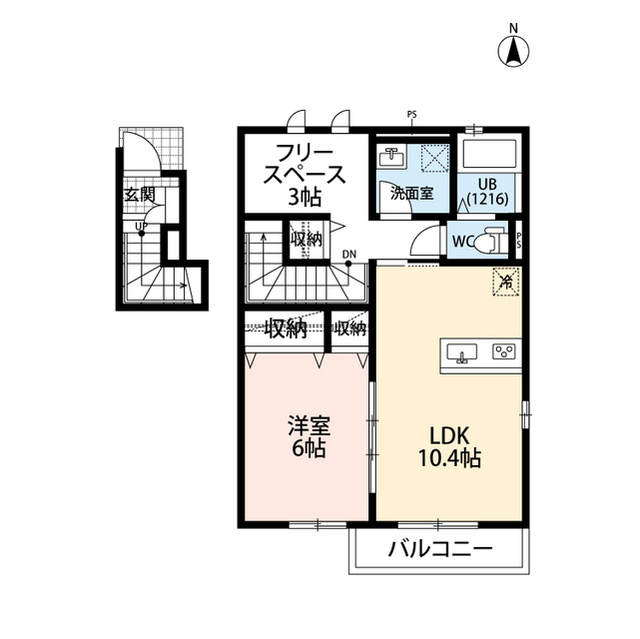 神奈川県：クレール鎌倉北の賃貸物件画像