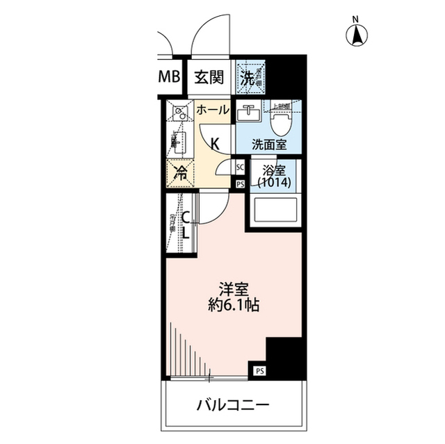 北海道：プレール・ドゥーク品川旗の台の賃貸物件画像
