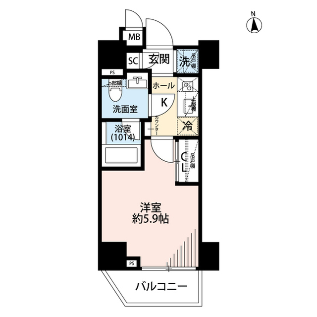 東京都：プレール・ドゥーク品川旗の台の賃貸物件画像