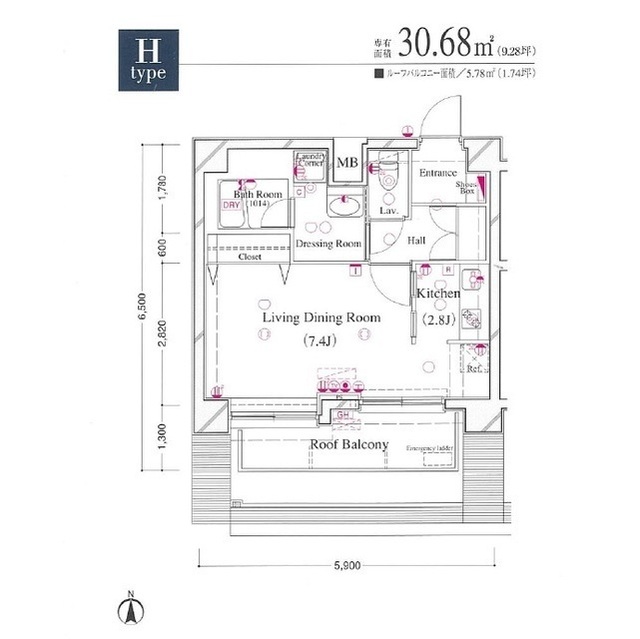 東京都：シンシア後楽園の賃貸物件画像