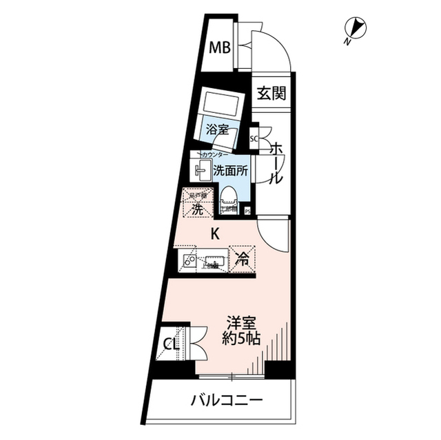 東京都：プレール・ドゥーク中野富士見町Ⅱの賃貸物件画像