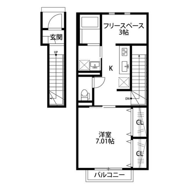 兵庫県：Clair Blancの賃貸物件画像