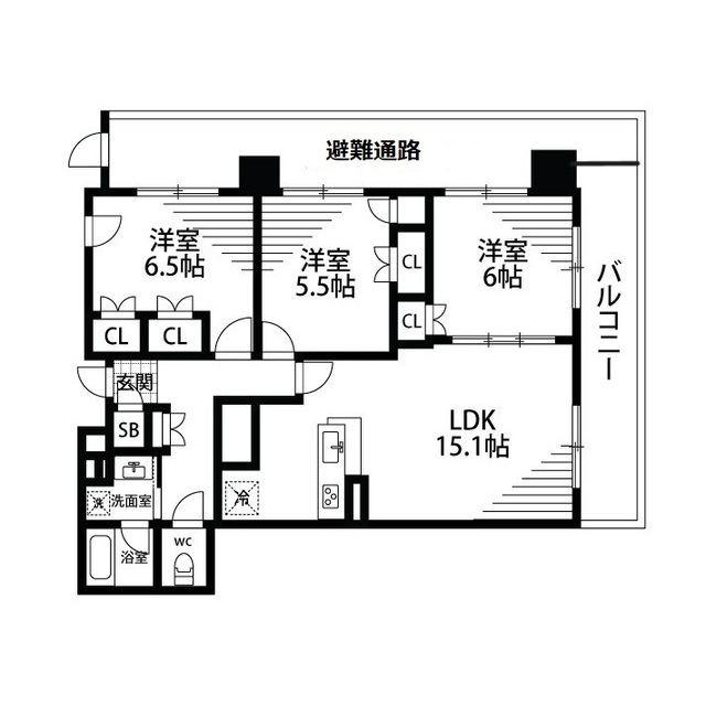 ：プラウド阪急塚口駅前の賃貸物件画像