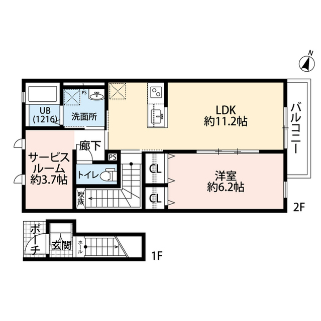 北海道：グランデアローⅡの賃貸物件画像