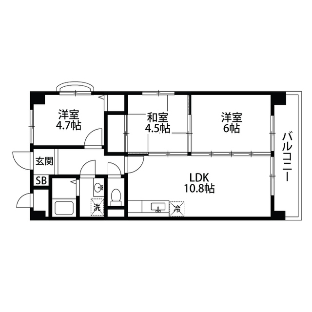 北海道：クレセントヒルの賃貸物件画像