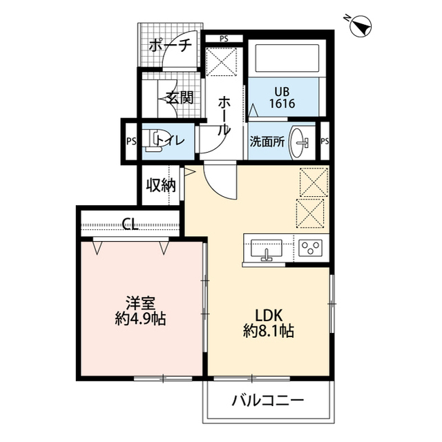 北海道：シャトームラシュウⅡの賃貸物件画像