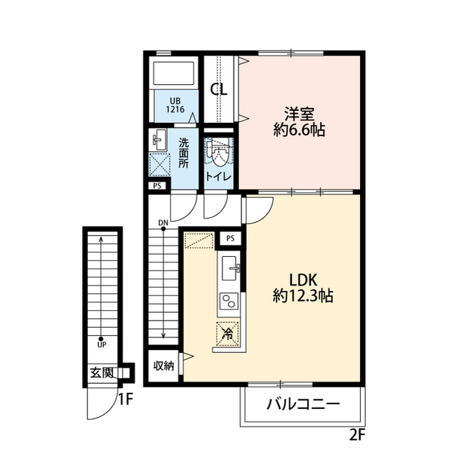 東京都：アムールハイツの賃貸物件画像