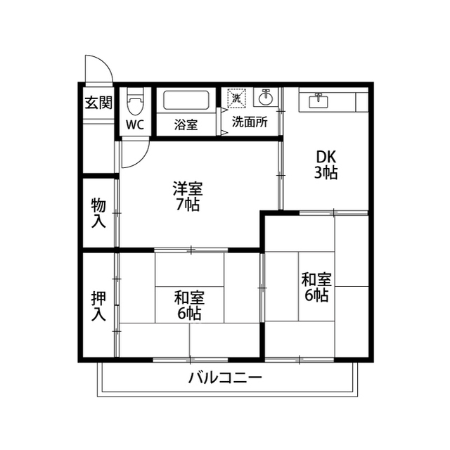 愛知県：サニーコーポの賃貸物件画像
