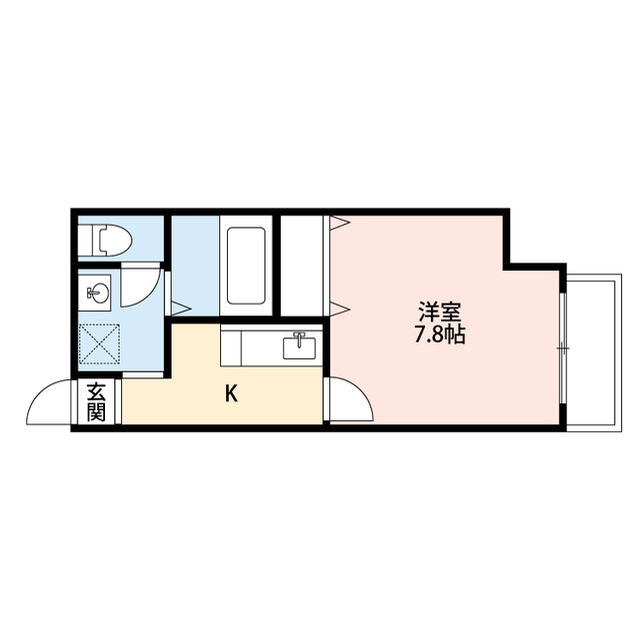 北海道：Gradito富雄駅前2番館の賃貸物件画像