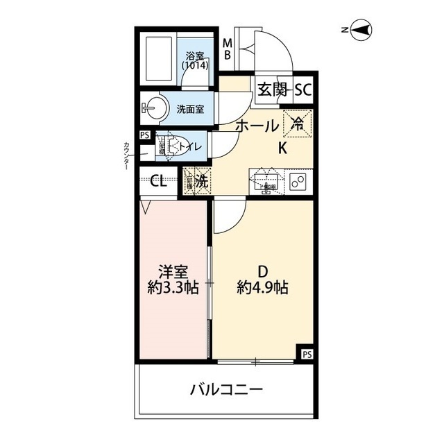 北海道：プレール・ドゥーク赤塚の賃貸物件画像