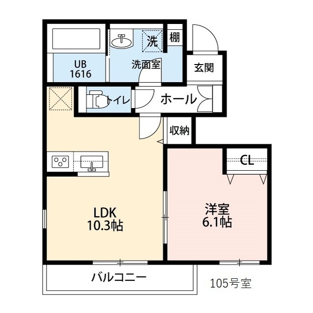 ：コントレイルⅡの賃貸物件画像
