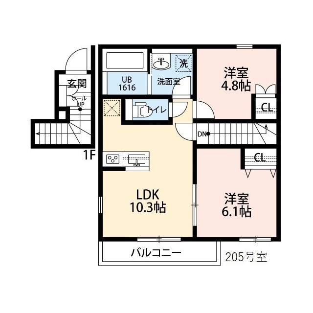 ：コントレイルⅡの賃貸物件画像