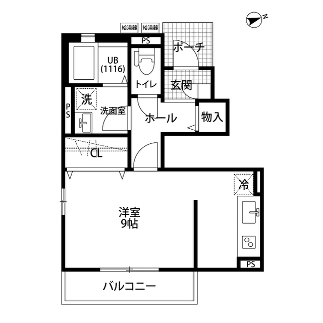 北海道：クレール　ヴェールメゾンⅠの賃貸物件画像