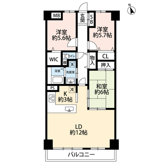 神奈川県：ドメーヌ海老名第一の賃貸物件画像