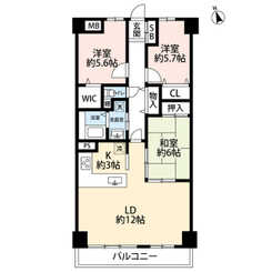 神奈川県：ドメーヌ海老名第一の賃貸物件画像