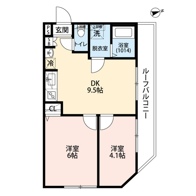 東京都：エクセラン竹ノ塚の賃貸物件画像