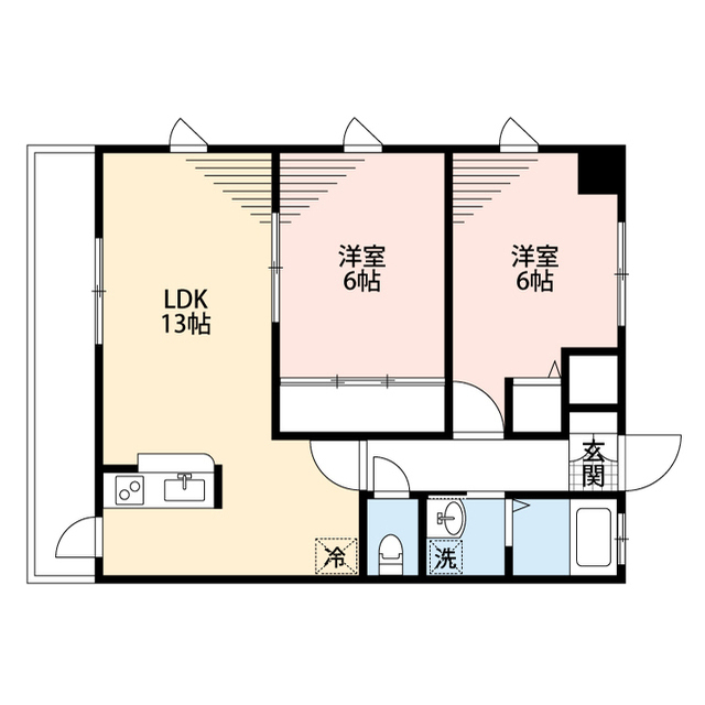 北海道：ルネッサンス21久留米六ツ門の賃貸物件画像